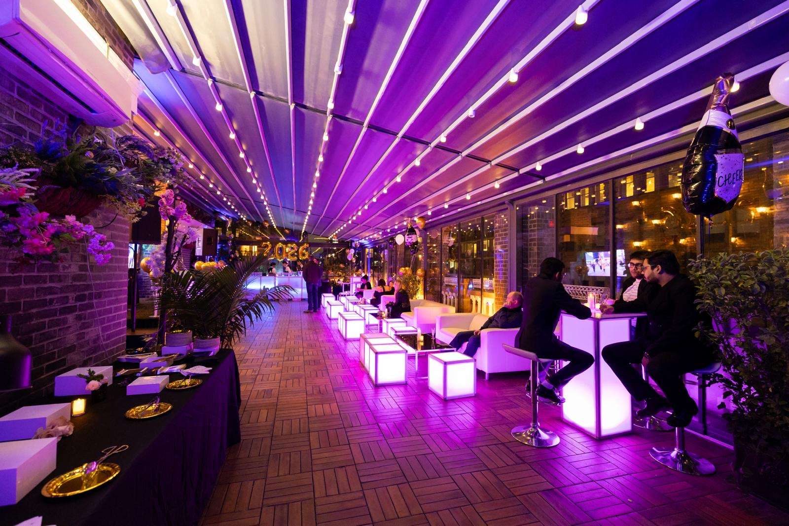 A New Year's Eve celebration at the venue