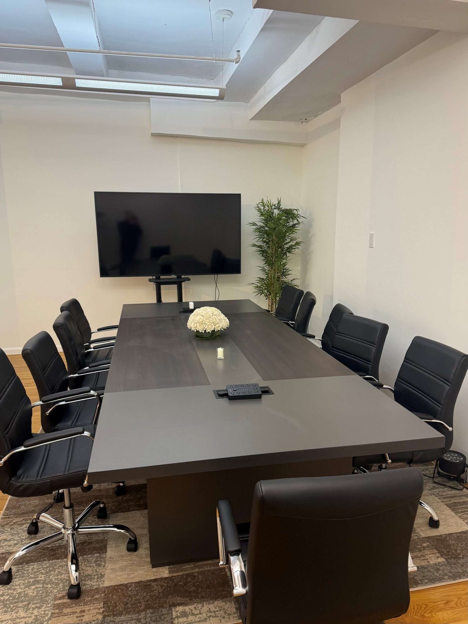The Studio arranged around a conference table