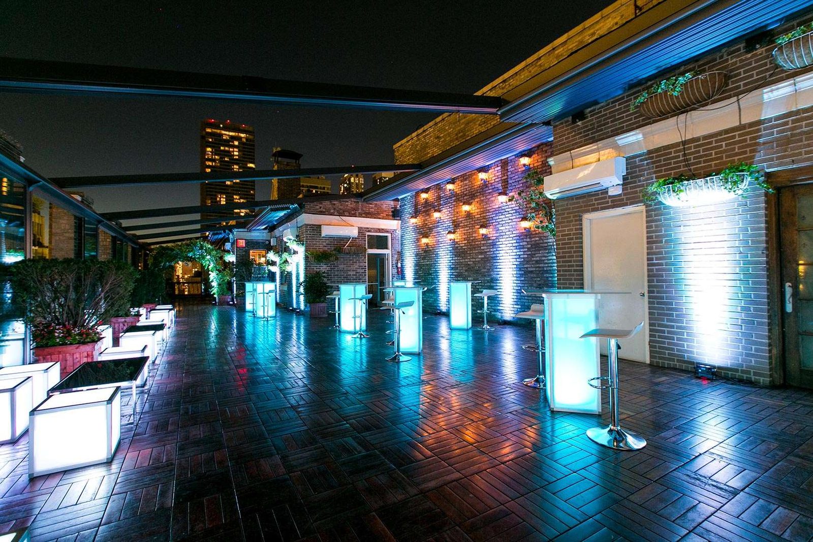 An evening event on the Terrace